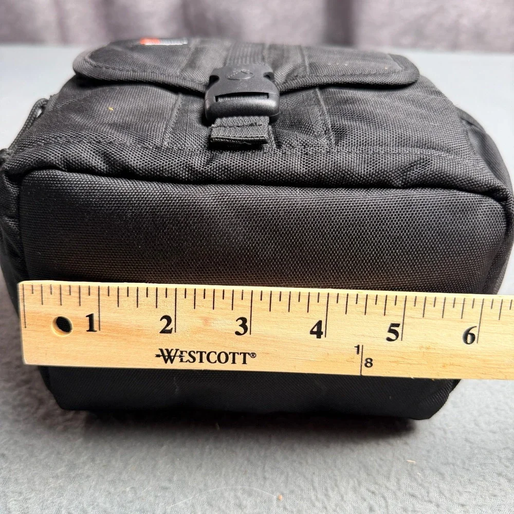 Lowepro Black Camera Bag Padded Orange Interior Shoulder Case with SD Slot